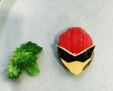 ジュウオウジャー☆キャラ弁☆ハンバーグで作り方6写真