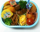 ジュウオウジャー☆キャラ弁☆ハンバーグで作り方7写真