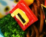 ジュウオウジャー☆キャラ弁☆ハンバーグで作り方8写真