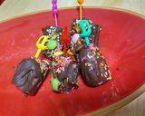 おやつにピック♥チョコ✴バナナ♥作り方3写真