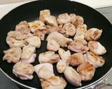 鶏もも肉とペンネのキノコクリーム作り方5写真