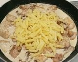 鶏もも肉とペンネのキノコクリーム作り方7写真