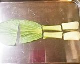 辛旨♪豚肉とチンゲン菜のスタミナ炒め☆作り方1写真