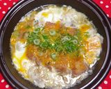 うどんスープでカツとじ✨タジン鍋✨作り方5写真