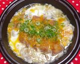 うどんスープでカツとじ✨タジン鍋✨作り方5写真