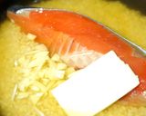 激旨！鮭のニンニクバター醤油炊き込みご飯作り方2写真