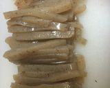 こんにゃくでなんちゃって下足(^∇^)作り方1写真