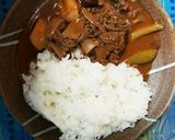 赤ワインとルーで簡単ビーフストロガノフ作り方3写真
