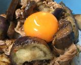男料理☆君も黄身もとろける☆なすみそ豚丼作り方7写真