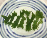 大葉の簡単なちぎり方作り方3写真