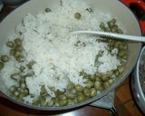 ルクルーゼでお豆ごはん作り方2写真
