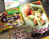 スライス生チョコで生クレープ⁈作り方1写真