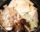 簡単！豆腐と茸の麺つゆ煮作り方1写真