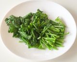 菜の花とベーコン☆ピザ風たまご焼き作り方1写真