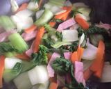 海苔の佃煮野菜炒め作り方1写真