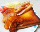 デザート感覚☆リンゴトースト作り方4写真