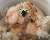 簡単 美味しい あさりご飯 エビ入り！作り方4写真