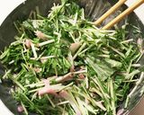 簡単☆あと一品!火も使わない水菜の和え物作り方7写真