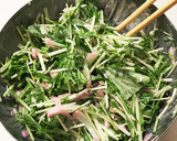 簡単☆あと一品！火も使わない水菜の和え物作り方7写真