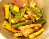 カリカリ豚肉とさつま芋の味噌ポンマリネ作り方6写真