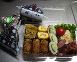 お弁当にどうぞ。カニかま卵焼き作り方2写真
