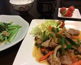 豚バラの野菜いっぱい生姜焼き作り方5写真