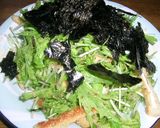 ピリリ☆水菜とあげのサラダ作り方5写真