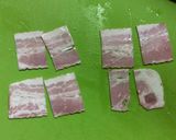 ベーコンとオクラでお好み焼き作り方2写真