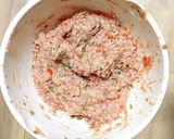 ふわふわ野菜ハンバーグ(半熟卵のせ)作り方3写真
