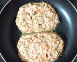 ふわふわ野菜ハンバーグ(半熟卵のせ)作り方4写真