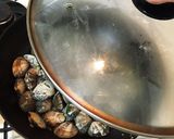 香味ガーリックあっさりの酒蒸し作り方5写真