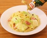 キャベツとベーコンのペペロンチーノ作り方13写真