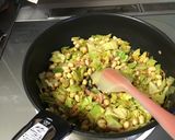 キャベツと大豆炒め作り方5写真