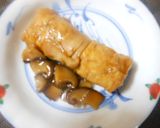 油揚げの煮物　信田巻き風　簡単作り方4写真
