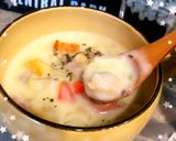 簡単♡朝食に食べる具沢山クラムチャウダー作り方9写真
