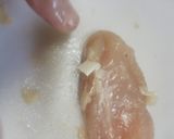 鳥のささみの梅肉ソースがけ作り方1写真