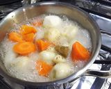 ほっくら甘美味しい野菜の煮物作り方3写真