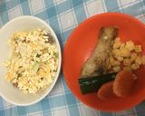 【冷凍炒飯アレンジ】オムチャーハン作り方1写真