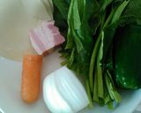 簡単鶏ガラスープで栄養たっぷり作り方1写真