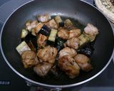 鶏肉と茄子の南蛮　（改・フライパンで。）作り方6写真