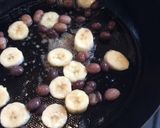 金時豆とバナナのパンケーキ作り方3写真