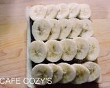 とろとろ！チョコバナナチーズトースト作り方2写真