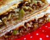そばめしホットサンドトースト作り方4写真