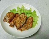 簡単！鶏むね肉のパン粉焼き～作り方4写真