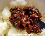 残りドライカレーで変わりポテトサラダ作り方3写真