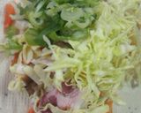 大きな餃子？豚ロースの包み焼き♪作り方3写真