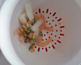 シーフードの炒り卵作り方1写真
