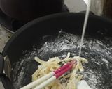 スモークサーモンのクリームパスタ作り方3写真