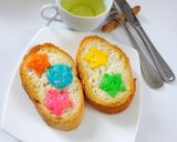 簡単！かわいい！カラフルチーズトースト作り方9写真