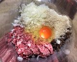 氷コンニャクでカサ増しハンバーグ♪作り方3写真